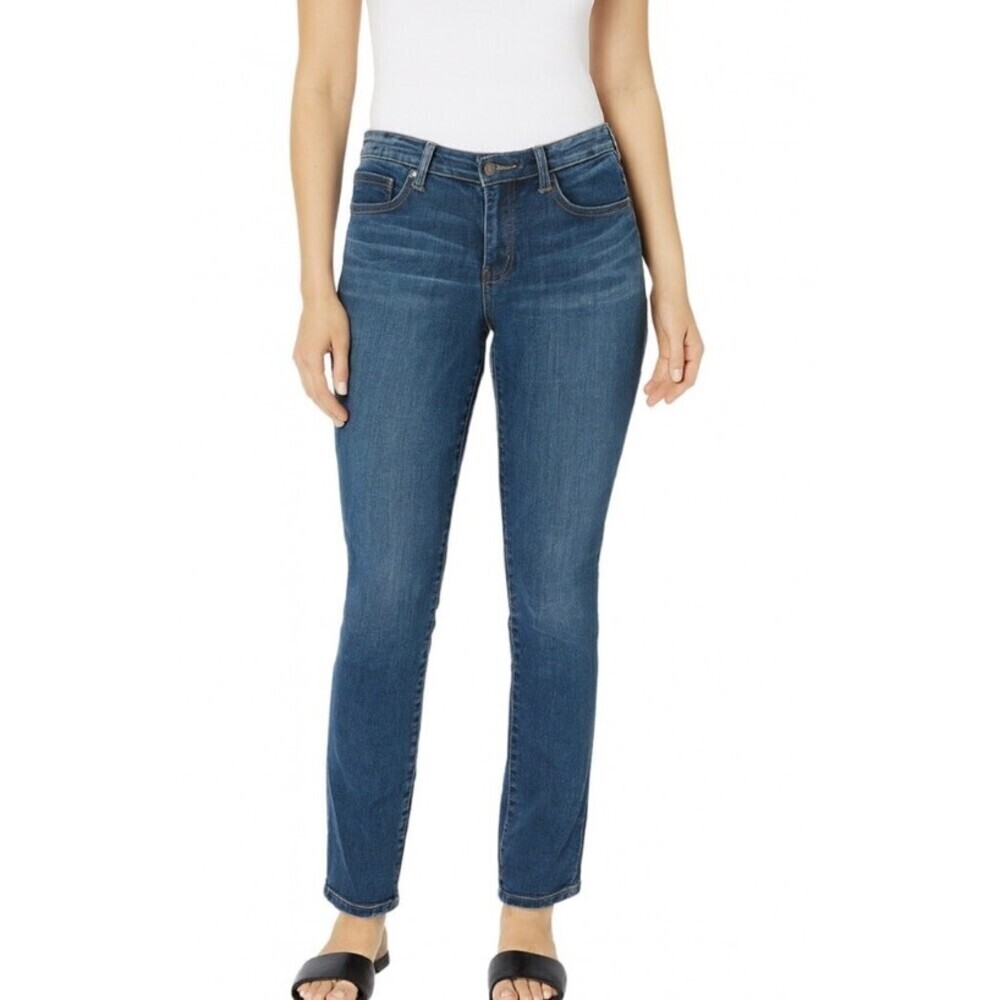 Chico's NYDJ Lift Tuck technology stretch denim jeans the Skinny SZ 4 comfort